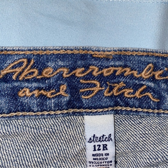 Abercrombie & Fitch Light Blue Flare Jeans - Picture 2 of 5
